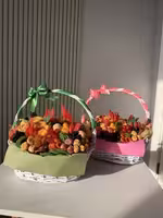 Премиальная корзина из сухофруктов