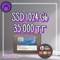 SSD Patriot P210\1 Tb\1000 Gb\Гарантия