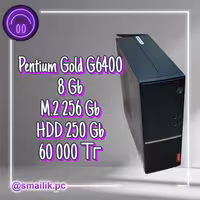 Lenovo Mini G6400\8 Gb\SSD 256 Gb\HDD 250 Gb