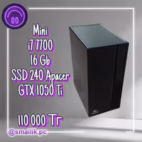 i7 7700\16 gb\ssd 240\hdd 500\gtx 1050 ti