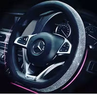 Чехол на руль со стразами