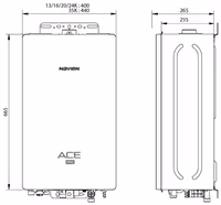 Газовый котел Navien NAVIEN ACE PRO 24K с дымоходом до 240 квадратов