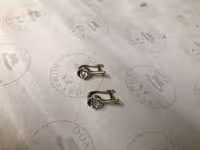 Женские золотые серьги 585