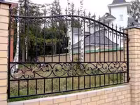 Кованые заборы под ключ