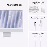 Моноблок Apple iMac 24 M4/24Gb/10GPU/512Gb Silver