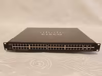 Коммутатор Cisco SG300-52P, 52 x GE, 2 x GE (SFP, combo), PoE+, L2/L3