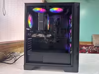 Игровой компьютер AMD Ryzen 5-5600/16Gb/SSD/RTX 4060 8Gb+Монитор 240Hz