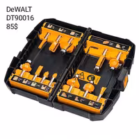 Электроинструмент DeWALT. Фрезер Оснастка Фрезы Наборы Копировальное
