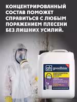 Уничтожитель плесени 8в1 GOODHIM 5л Доставка по Астане и РК Нажимайте!