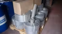 Алюминиевая пудра, сода, газоблок, фиброволокно, скрепки