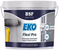 Резиновая краска Eko Flexi Pro для кровли, фасадов и цоколя.