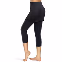 Леггинсы лосины с юбкой для занятий спортом, M, L, XL