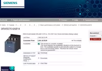 Плавный пускатель Siemens Sirius 3RW5076-6AB14 — новый, в коробке