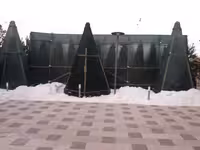 Сетка фасадная защитная 80 (размеры рулонов 3х50; 4х50; 6х50 м.п.)
