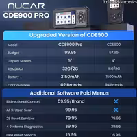 MUCAR мультимарочный автосканер CDE900 Pro