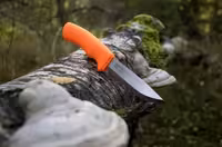 Нож с фиксированным лезвием MORA Bushcraft (S) Hi-Vis Orange