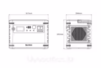 Портативная зарядная станция 1kWh LiFePO4