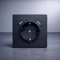 Розетка с USB Type-A и Type-C 5V 2.1A LEVOLT LV-022B