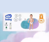 Подгузники Air Baby Jumbo размер 5 Junior 11-18 кг, 52 штук