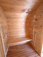 Мобильная баня-бочка 8-х метровая