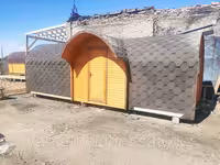 Арочный дом из дерева
